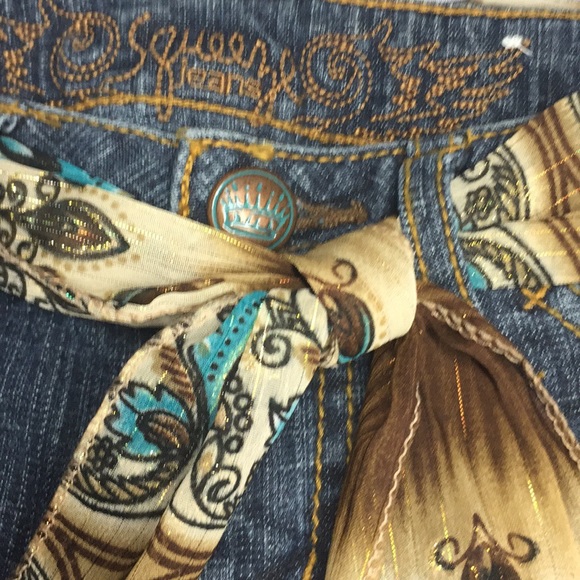 Girls SQUEEZE JEANS Shorts (NWOT) - Picture 3 of 5